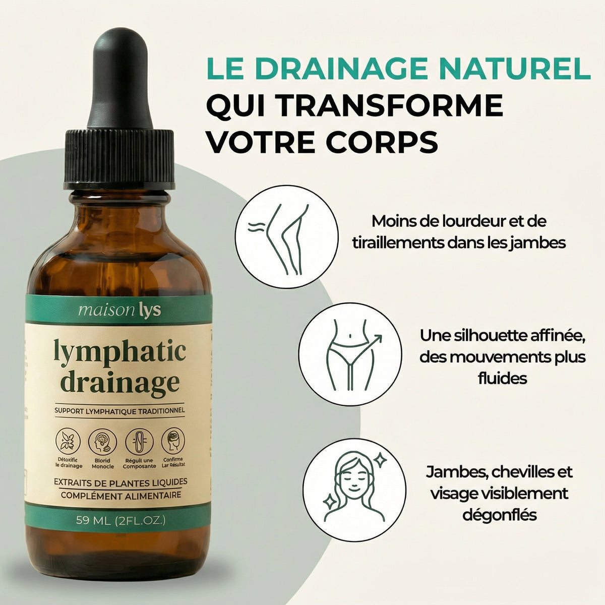 Gouttes Bien-Être Drainage Lymphatique - Cure personnalisé