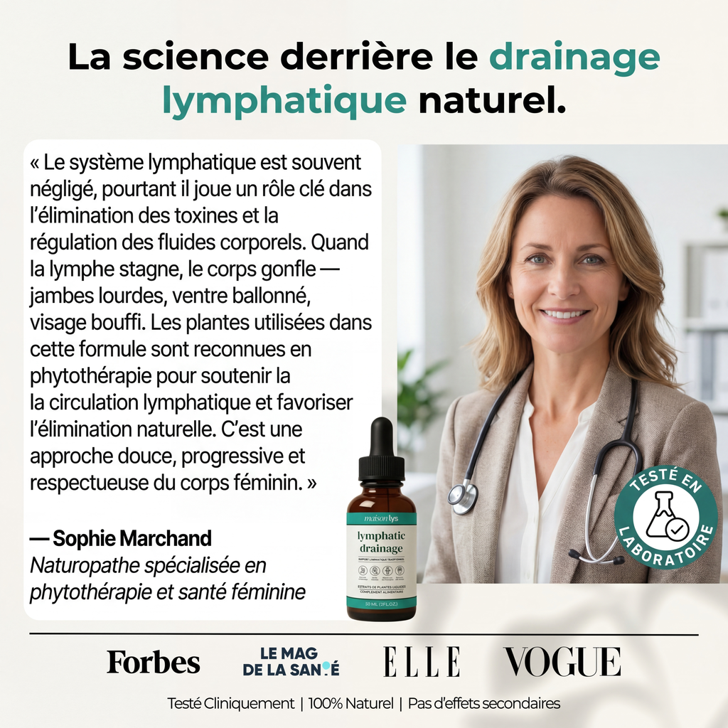 Gouttes Bien-Être Drainage Lymphatique - Cure personnalisé