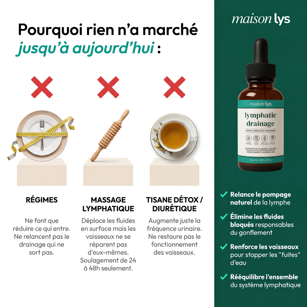 Gouttes Bien-Être Drainage Lymphatique - Cure personnalisé